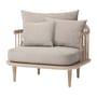 Fauteuil rembourré FLY     / L 87 cm - &tradition