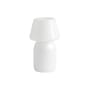 Kabellose, wiederaufladbare Außenlampe Apollo glas weiß / Mundgeblasenes Glas - Hay