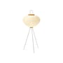 Lampada a stelo Akari 10A carta beige /Isamu Noguchi, 1951 - Ø 53 x H 123 cm - Vitra