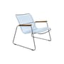 Click Roomy Lounge Low armchair plastic material blue - Houe