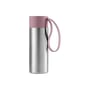 Mug isotherme To Go Cup métal rose / Avec couvercle - 0,35 L - Eva Trio