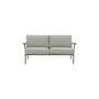 Divano da giardino a 2 posti Settle tessuto grigio / 152,5 cm - Muuto