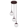 Suspension Mooon! Triple LED / Sphère verre - Bluetooth - Ø 15 cm - Fermob