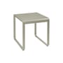 Tavolo rettangolare Bellevie metallo beige / 74 x 80 cm - Metallo - Fermob