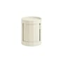 Facet Low Storage plastic material white / H 48 cm - 1 Door - Hay