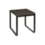 Tavolo rettangolare Bellevie metallo marrone / 74 x 80 cm - Fermob