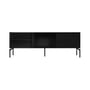 Met Television table wood black / W 160 x H 60 cm - NOO.MA