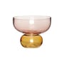 Vase Show glas bunt / Schale - Ø 25 x H 20 cm - HÜBSCH