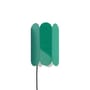 Arcs Wall light with plug metal green / Steel - L 17 x H 25 cm - Hay