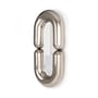 Wandspiegel Zodiac Bumper Large keramik silber metall / Keramik - L 55 x H 110 cm - Moustache