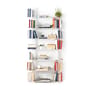 Bibliothèque murale Pacifico métal blanc / L 90 x H 192 cm - Opinion Ciatti