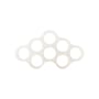 Étagère Cloud plastique blanc / Cloison - Bouroullec, 2004 - L 187,5 x P 44 x H 104 cm - Cappellini