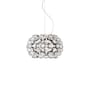 Caboche Plus Pendant plastic material transparent Small / LED - Ø 31 cm - Foscarini