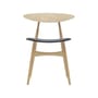 Sedia CH33P pelle legno naturale / Hans J. Wegner, 1957 - Seduta imbottita pelle - CARL HANSEN & SON