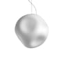 Sospensione Hoba Grande vetro bianco / Ø 36 cm - Foscarini