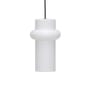 Sospensione Pilule Pendule Up vetro bianco / Ø 15 x H 25 cm - HÜBSCH