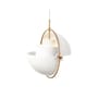 Suspension Multi-Lite Large métal blanc / Ø 36 cm - Modulable & orientable / Réédition 1972 - Gubi