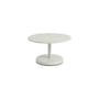 Table basse Linear métal gris / Ø 70 x H 40 cm - Muuto
