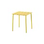 Table carrée Aligned métal jaune / By Maarten Baas - 70 x 70 cm / Aminium - valerie objects