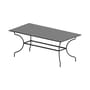 Table à rallonge Igea métal gris / L 180 à 240 cm - Unopiu