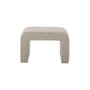 Bobbie Pouf textile beige / 70 x 40 cm x H 45 cm - Bouclé fabric - Bloomingville