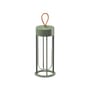 Lampe extérieur sans fil rechargeable In Vitro Unplugged LED métal verre vert / By Starck - Flos