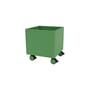 Rollkasten Colour Box I holz grün / 35,4 x 35,4 x H 37,8 cm - MONTANA