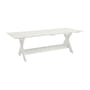 Table rectangulaire Crate Outdoor bois blanc / Gerrit Rietveld, 1934 - 230 x 89,5 cm - Hay