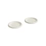 Barro Dessert plate ceramic white / Ø 18 cm - Set of 2 - Hay