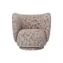 Fauteuil rembourré Rico / Tissu jacquard - Ferm Living