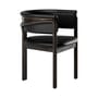 Gepolsterter Sessel Volita INDOOR leder schwarz - MORPHO