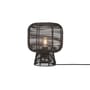 Lampe de table Tanami fibre végétale bois noir / rotin / Ø 27 x H 30 cm - GOOD&MOJO