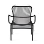 Lounge-Sessel stapelbar Loop Lounge textil kunstfaser schwarz / Stapelbar / Bespannung handgeflochtenes Polyethylen - Vincent Sheppard