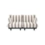 Canapé de jardin 2 places Paletti Lounge tissu marron / L 190 cm - Fatboy