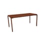 Calvi INDOOR Rectangular table composite material orange / 126 x 63 cm - Tray FENIX® - 2/4 people - Fermob