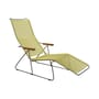 Transat inclinable Click Sunlounger plastique jaune / 7 positions - Houe