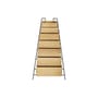 Cassettiera Sutoa legno naturale / Rotelle - L 67 x P 53 cm x H 116,5 cm - Frama 