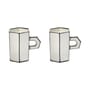 Carte Blanche Coffee cup ceramic white / Double Espresso cup - Serax