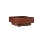 Table basse Burl bois marron / 70 x 70 x H 30 cm - Tiroir - Ferm Living