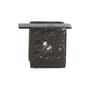 Table d'appoint Opalia verre marron / 52 x 32 x H 40 cm - Glas Italia
