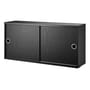 Caisson / 2 portes coulissantes - L 78 x P 20 x H 37 cm - String Furniture