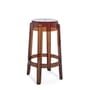Charles Ghost Stackable bar stool plastic material orange brown / H 65 cm - Polycarbonate - Kartell