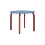 Tavolo rotondo Meko legno blu / Ø 100 cm - da 2 a 4 persone - NOO.MA