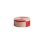 Vorratsdose Tin Round metall rot / Ø 19,8 x H 7,3 cm - Hay