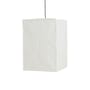 Abat-jour Paper Shade Cube papier blanc / 38 x 38 x H 55 cm - Hay