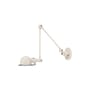 Applique Signal SI331 métal beige / Design 1950 - Orientable + interrupteur intégré - Jieldé