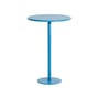 Mange-debout Week-end métal bleu / Ø 70 x H 105 cm - Aluminium - Petite Friture