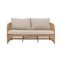 Gartensofa 2-Sitzer Penzano kunstfaser beige - Bloomingville