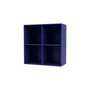 Rangement mural Show bois bleu / L 69,6 x P 30 x H 69,6 cm - MONTANA