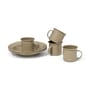 Yard Picnic Tableware set metal beige / Set of 8 metal pieces - Ferm Living